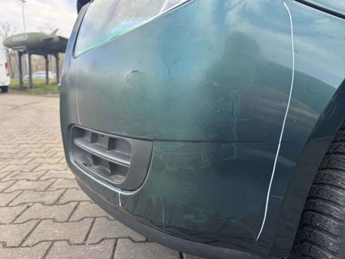 Skoda Fabia 2 original Sto&szlig;stange Stossf&auml;nger vorn LF6K Highland Gr&uuml;n Bj.2008